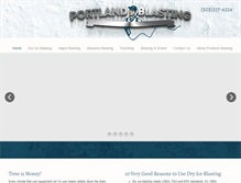 Tablet Screenshot of portlandblasting.com
